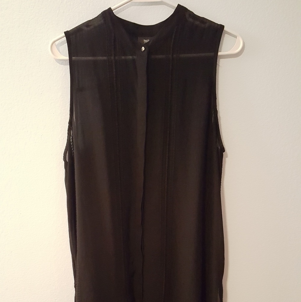 Sheer Black Tunic